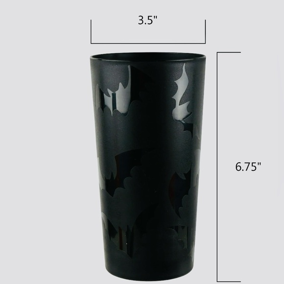 New Haunted Elegance Etched Black Bat Dinnerware 3-Piece Set - Picture 12 of 16